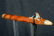 Dream Amboyna Burl Native American Flute, Minor, Mid G-4, #Q15C (2)